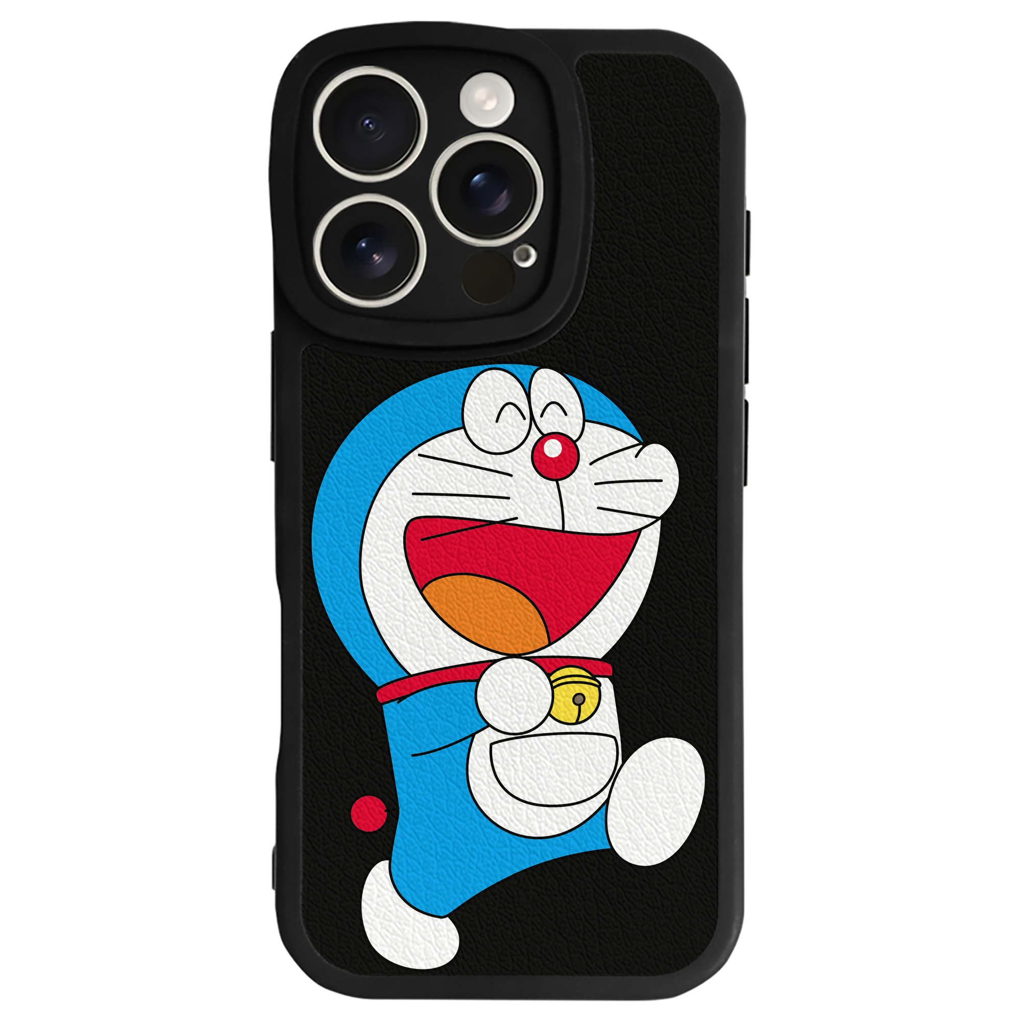 （画像用） ドラえもん Doraemon 【iPhone 16シリーズ対応】シリコンスマホケース（レザー調） 材質：シリコン